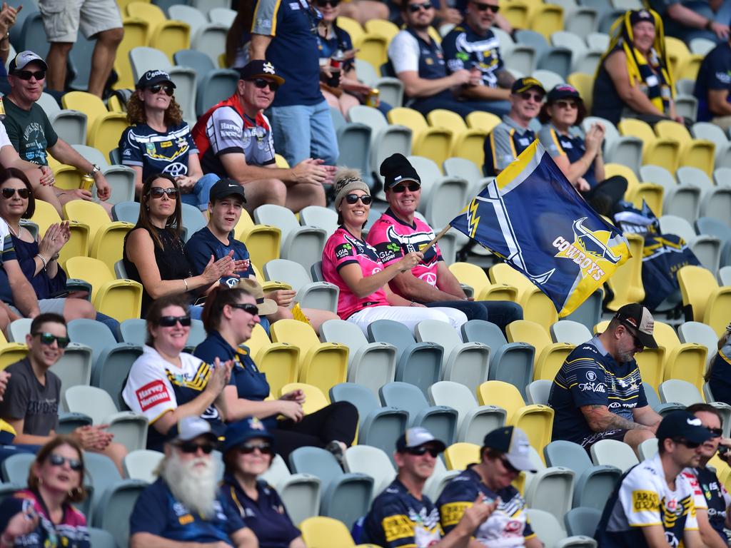 North Queensland Cowboys against Newcastle Knights at Queensland Country Bank Stadium. Part of the crowd. Picture: Evan Morgan