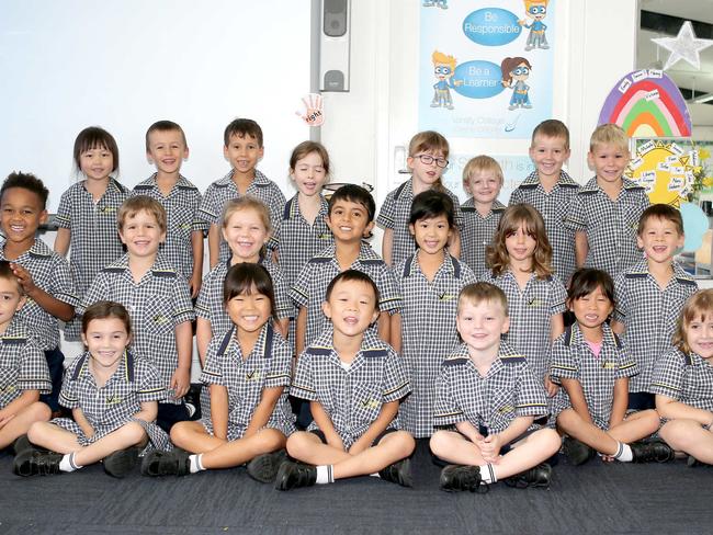 Varsity College's individual prep classes. Prep Blue. Picture Mike Batterham BACK Stacey Yang, Teo Baron,Henry Beebe, Addison Burrell, Liberty Collins, Nate Cook, Cooper Davies, Charlie Dini MIDDLE Gabriel Embalo, Liam Finch,Emily Frana, Imran Ismail, Michelle Jiao, Sofia Maranoli, Jake Ravell. FRONT Kyro Sadlier, Millie Sheehy, Sienna Song, Gideon Tong, Finn Tucker,Victoria Wang, Sienna Woodcock