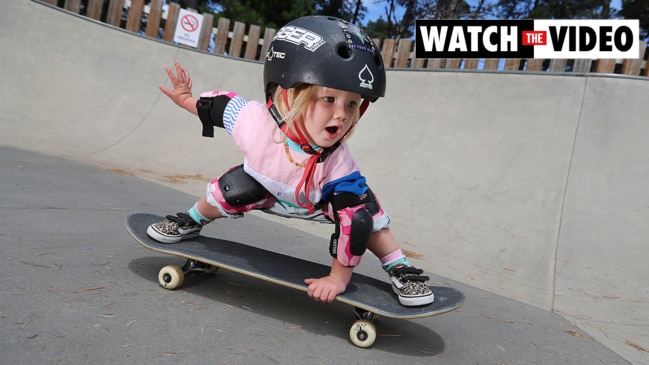 The two-year-old skateboarding sensation