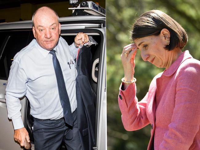 Daryl Maguire and NSW Premier Gladys Berejiklian.