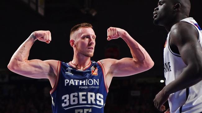 Mitch Creek in action for the Adelaide 36ers.