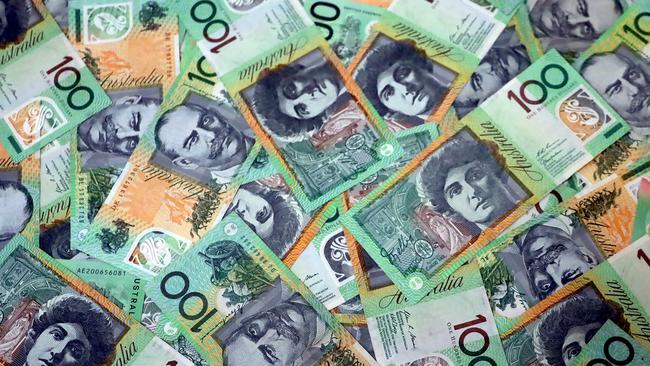 FEDERAL BUDGET 2024: AUSTRALIA - NewsWire Photos - General view editorial generic stock photo of Australian cash money currency. Picture: NCA NewsWire / Nicholas Eagar