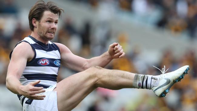 Patrick Dangerfield will be thereabouts again when the All-Australian selectors come calling. Picture: AAP