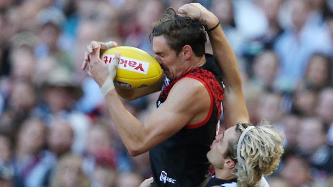 Joe Daniher wants to be a Swan, but Essendon’s asking price will be sky high. Picture: Michael Klein.