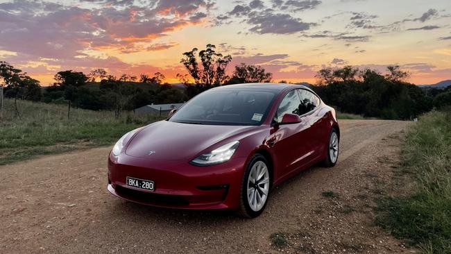 The FBT exemption has made electric cars such as the Tesla Model 3 (pictured) extremely affordable.