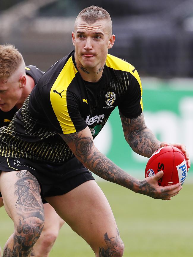 Dustin Martin won everything in 2017. Picture: Michael Klein