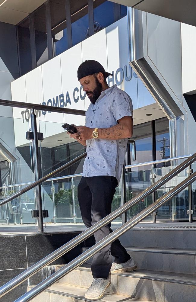 William Brett Green leaving the Toowoomba Court House on Wednesday, April 7, 2025.