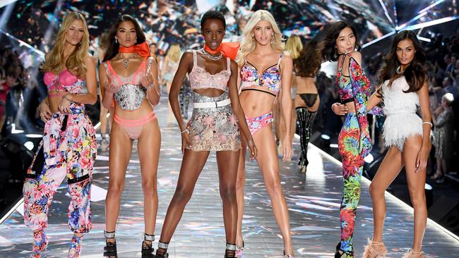 The Victoria’s Secret Fashion Show is ‘making this pedestal for teenage girls’. Picture: Dimitrios Kambouris/Getty Images for Victoria's Secret