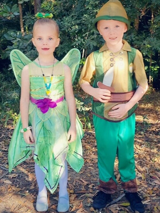 Gold Coast Book Week 2021: Tinkerbell and Peter Pan.