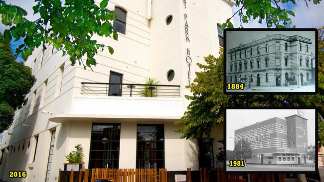 The Albert Park Hotel has had many facelifts since it was built in 1883. Picture: HWT Library.