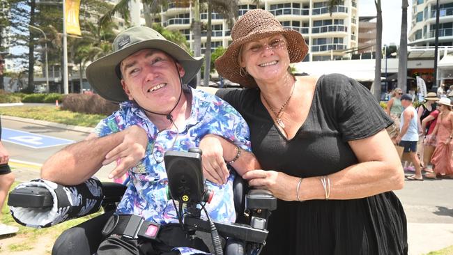 Neville Drake and Marcella Koll at the Mooloolaba Foreshore Festival. Picture: Tegan Annett