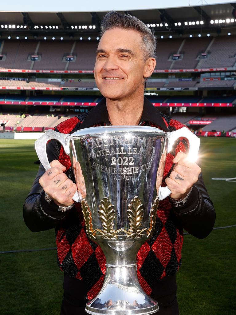 Robbie Williams Backs New AFL Stadium In Tasmania | Daily Telegraph