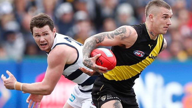 Will Patrick Dangerfield and Dustin Martin go head-to-head?