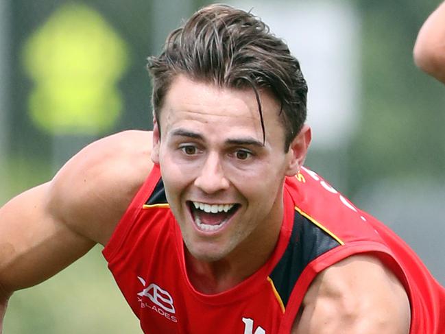 Suns Preseason at Metricon.Photo of Lachie Weller.Photo by Richard Gosling