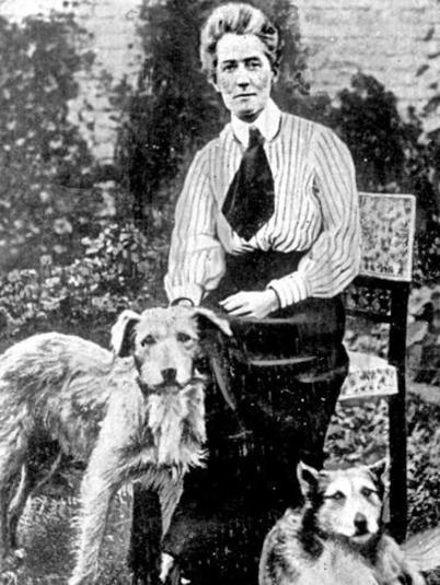 Nurse Edith Cavell, who was executed by German firing squad on this day in 1915.