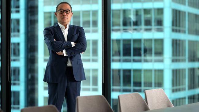 Capgemini ANZ CEO Zhiwei Jiang says most of the firm’s customers are still only realising the automation aspect of the AI. Picture: Jane Dempster