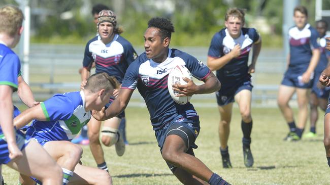 Arthur Miller-Stephen playing for Mackay State High School. Photo: Callum Dick