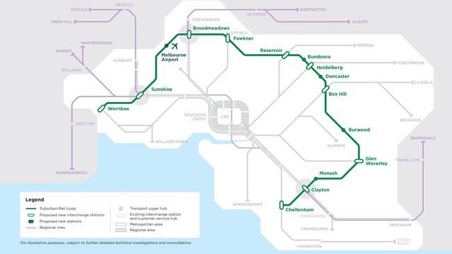 The first stage of the project, between Cheltenham and Box Hill, has already been promised $2bn by the Albanese Government.