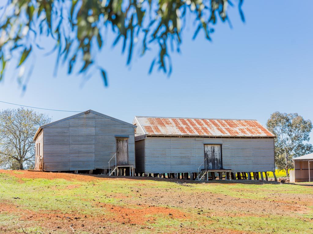 The property also features outbuildings including machinery shed, grain shed and shearing shed. Photo: Chloe Smith.