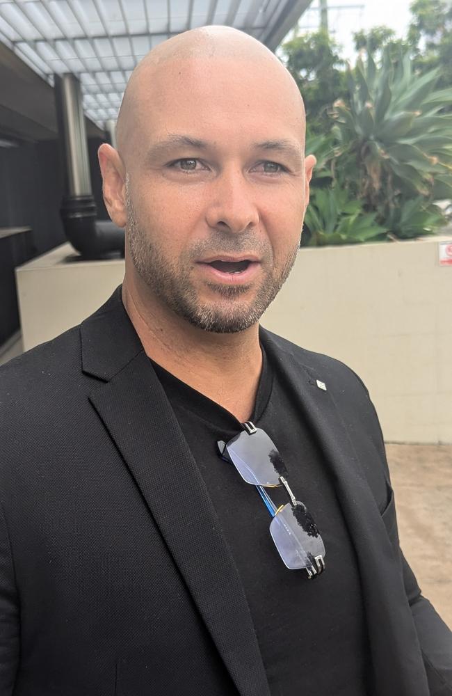 Burleigh Heads man James Sioeli Kisina, 37, leaving Southport Courthouse on March 27, 2025. Picture: Alex Treacy