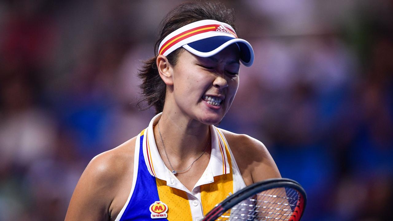 Peng Shuai’s situation has sparked international headlines. (Photo by AFP)