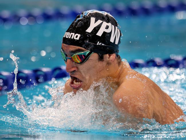 Ahmed Kelly during the 2nd day of the Sydney Sprints, Australian Short Course Championships held at Sydney Olympic Park Aquatic Centre in Homebush, 14 September, 2023. Picture: Toby Zerna