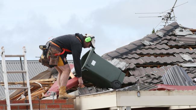 Dealing with insurance companies over storm damage can be difficult. Picture: David Crosling