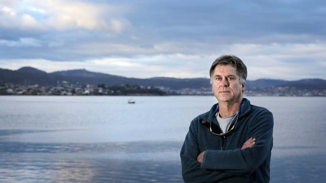 Dr Eric Woehler, from BirdLife Tasmania, in Hobart. PICTURE CHRIS KIDD