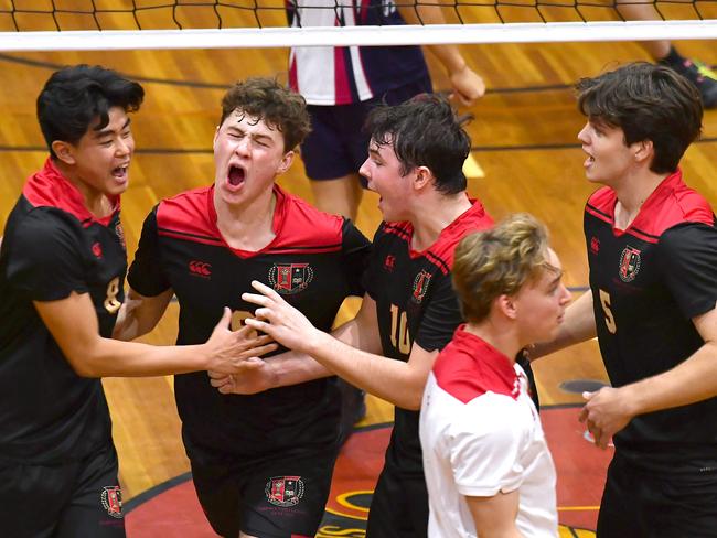 GPS Firsts Volleyball between Terrace and BSHS. Saturday March 4, 2023. Picture, John Gass