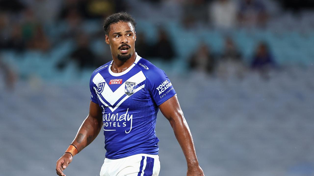 Okunbor is facing a 1-2 week ban for his hip-drop tackle on Sunday night. Picture; Cameron Spencer/Getty Images