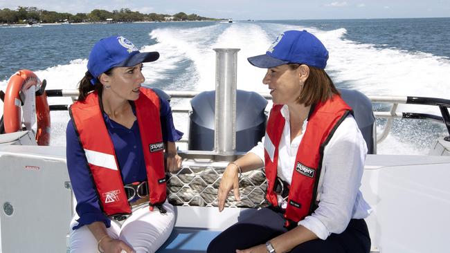 LNP candidate for Pumicestone, Fiona Gaske, with Opposition leader Deb Frecklington. Picture: Sarah Marshall