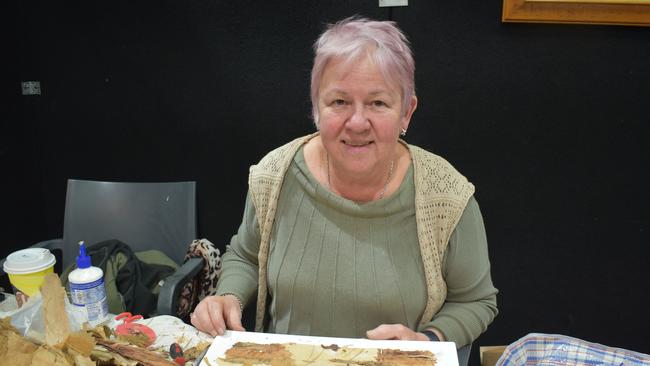 All the action from the 150th Ipswich Show on the 20th of May 2023, featuring Roslyn Leisemann doing art in bark. Photographed by Georgie Walker.