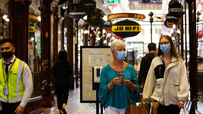 NSW Health officials advise people not to use indoor shopping centres as a means to escape the heat, where possible, given how busy they will be. Picture: NCA NewsWire/Gaye Gerard