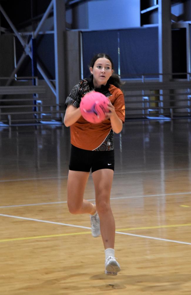 The group is formally known as SSE Netball Team but calls itself the Frillies. Picture: Sierra Haigh