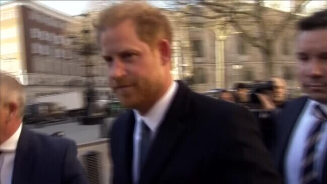 Prince Harry arrives at Daily Mail court hearing