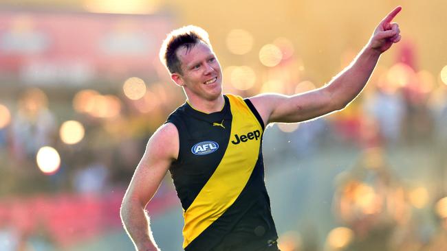 Jack Riewoldt kicked 10.6 in a dominant display against Gold Coast.