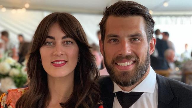 Alex Rance with wife Georgia