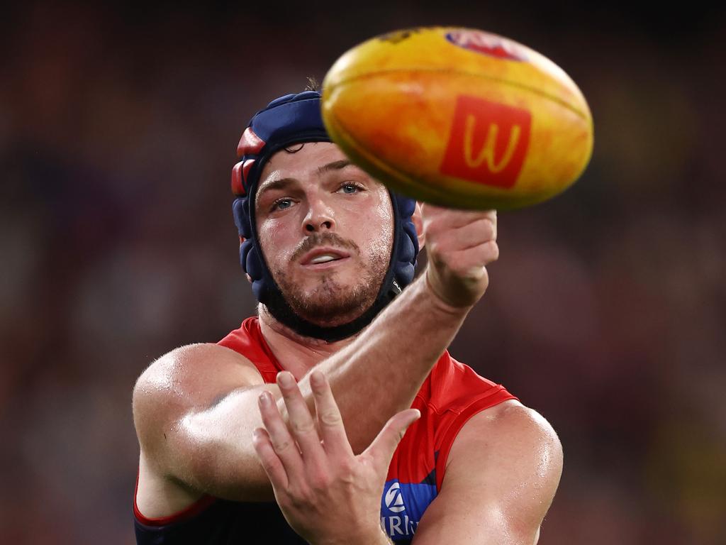 Angus Brayshaw of the Demons. Pic: Michael Klein