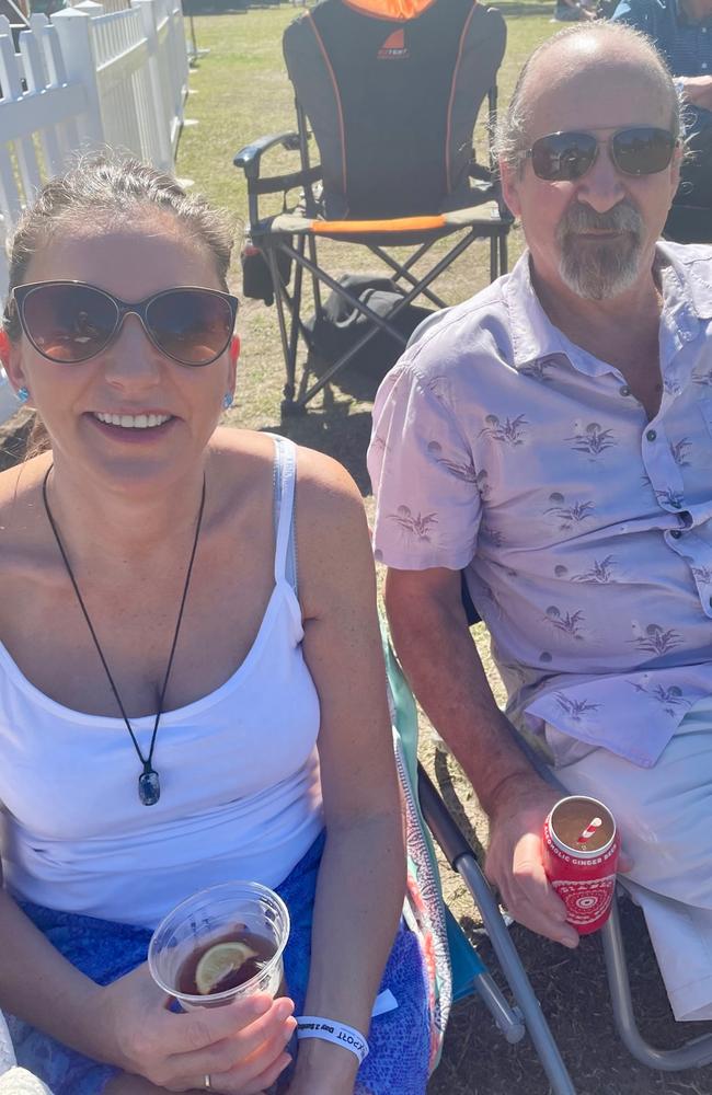 Emma Rea and Wayne Smith at the Noosa Alive festival on Sunday July 30, 2023.