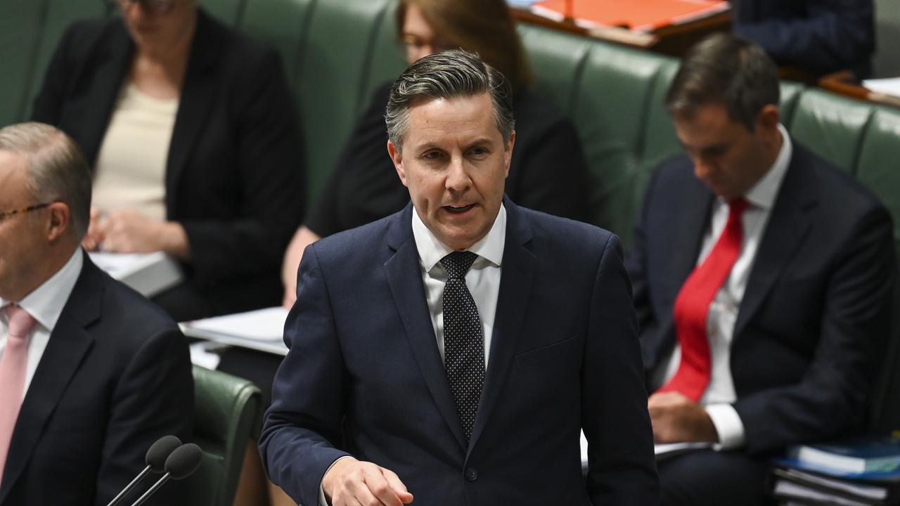 Health Minister Mark Butler said he expected some health insurers would delay increasing premiums until later in the year. Picture: NCA NewsWire / Martin Ollman