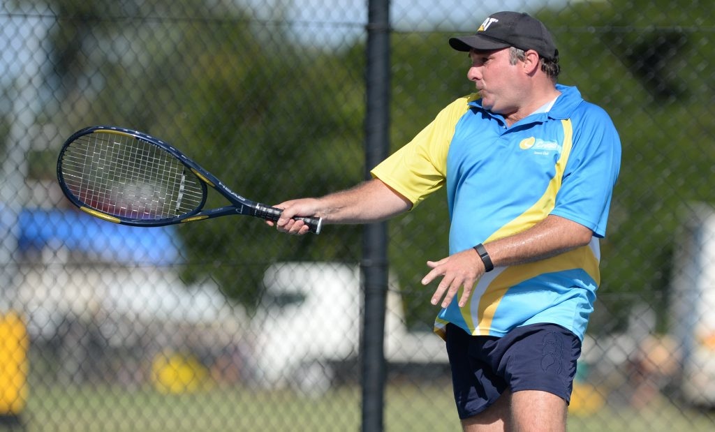 Tennis, Malcolm Cooke. Photo Allan Reinikka / The Morning Bulletin. Picture: Allan Reinikka