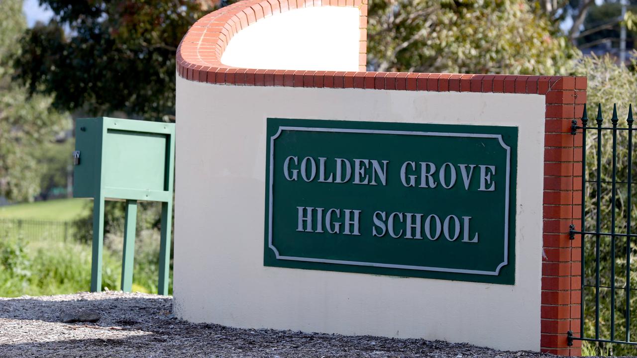 Golden Grove High School. Picture: NCA NewsWire / Kelly Barnes