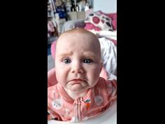 Baby horrified after trying new baby food flavour