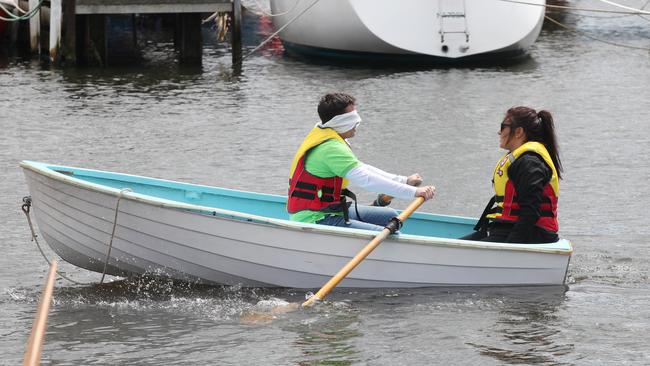 Enjoying the day at the Seafarers Festival at the Bellerive Boardwalk. Picture: MATT THOMPSON