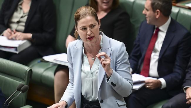 CANBERRA, AUSTRALIA, NewsWire Photos. JUNE 21, 2023: Julie Collins during Question Time at Parliament House in Canberra. Picture: NCA NewsWire / Martin Ollman