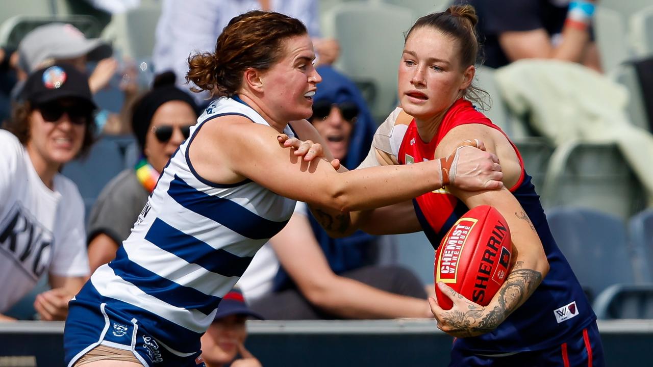 AFLW finals 2023: Geelong defeats Melbourne to book preliminary final ...