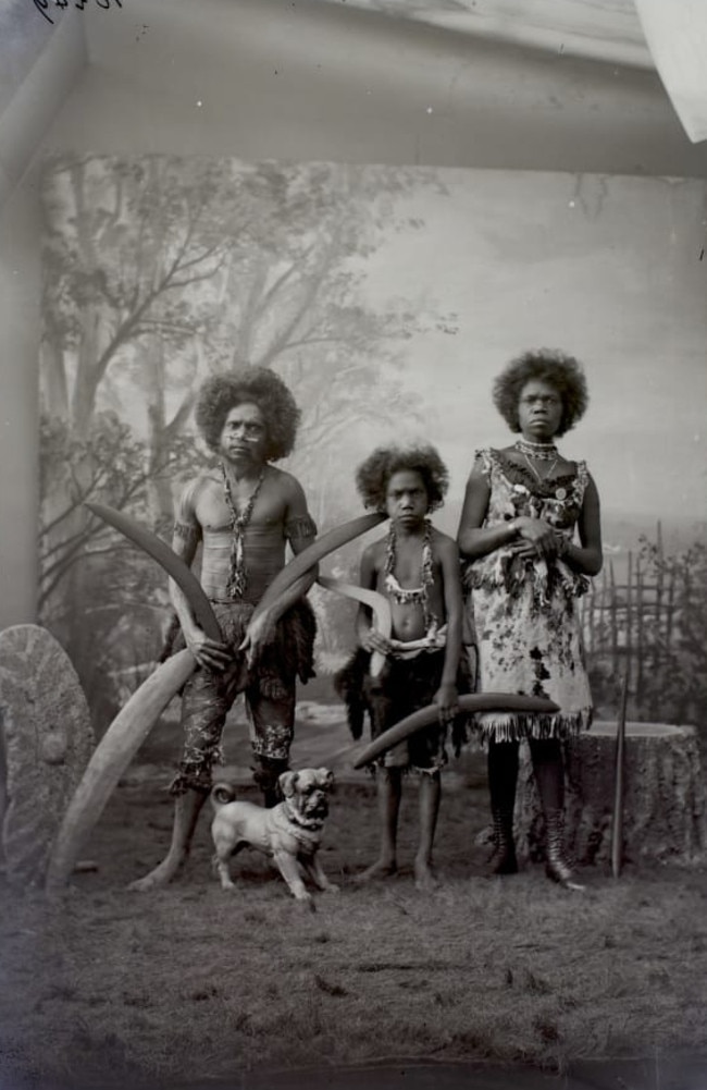 Images from French documentary Inside Human Zoos of indigenous Australians. Picture: Supplied