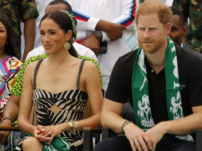 The Sussexes enjoyed a three-day visit to Nigeria. Picture: Emmanuel Osodi/Anadolu via Getty Images