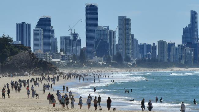 Only one active case of coronavirus remains on the Gold Coast. Picture: AAP