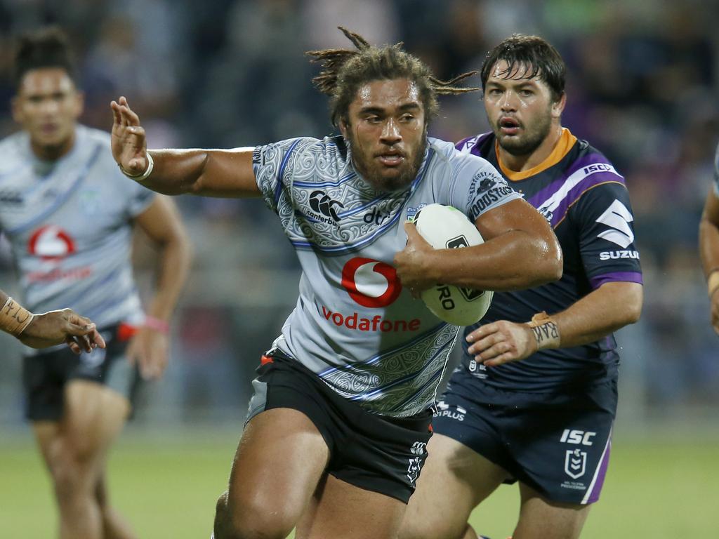 Isaiah Papali’i of the Warriors will start on the right edge. Picture: Picture: Darrian Traynor/Getty Images